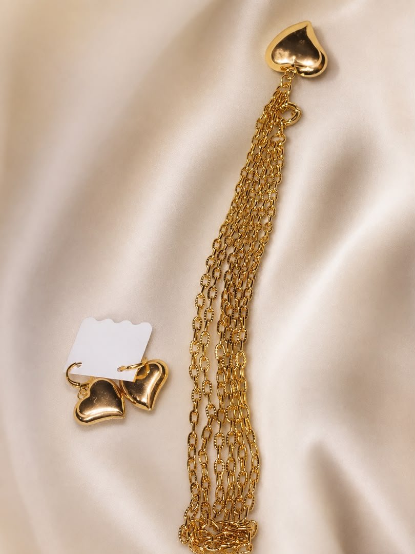 Golden Heart Cascade Set