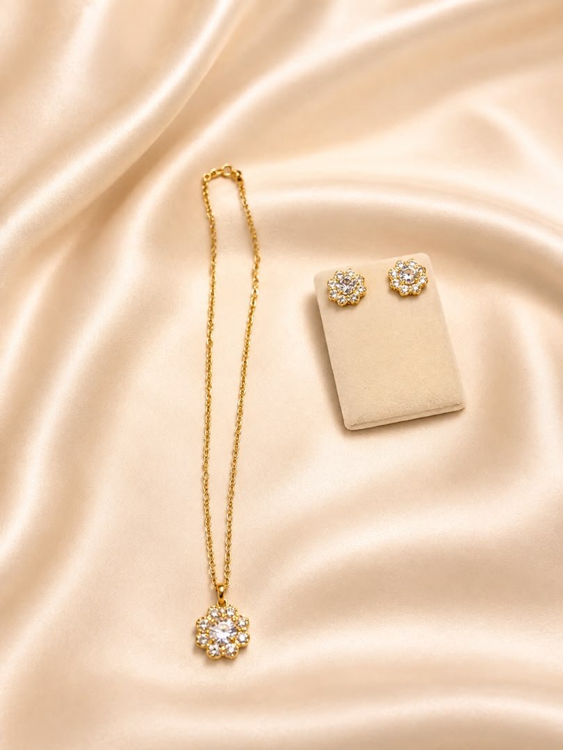 Radiant Blossom Jewelry Set
