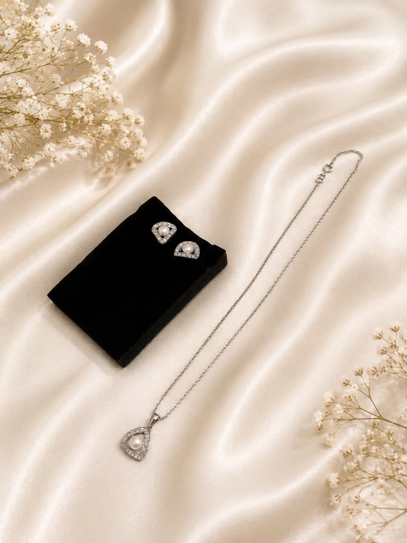 Pearl Prism Jewelry Set