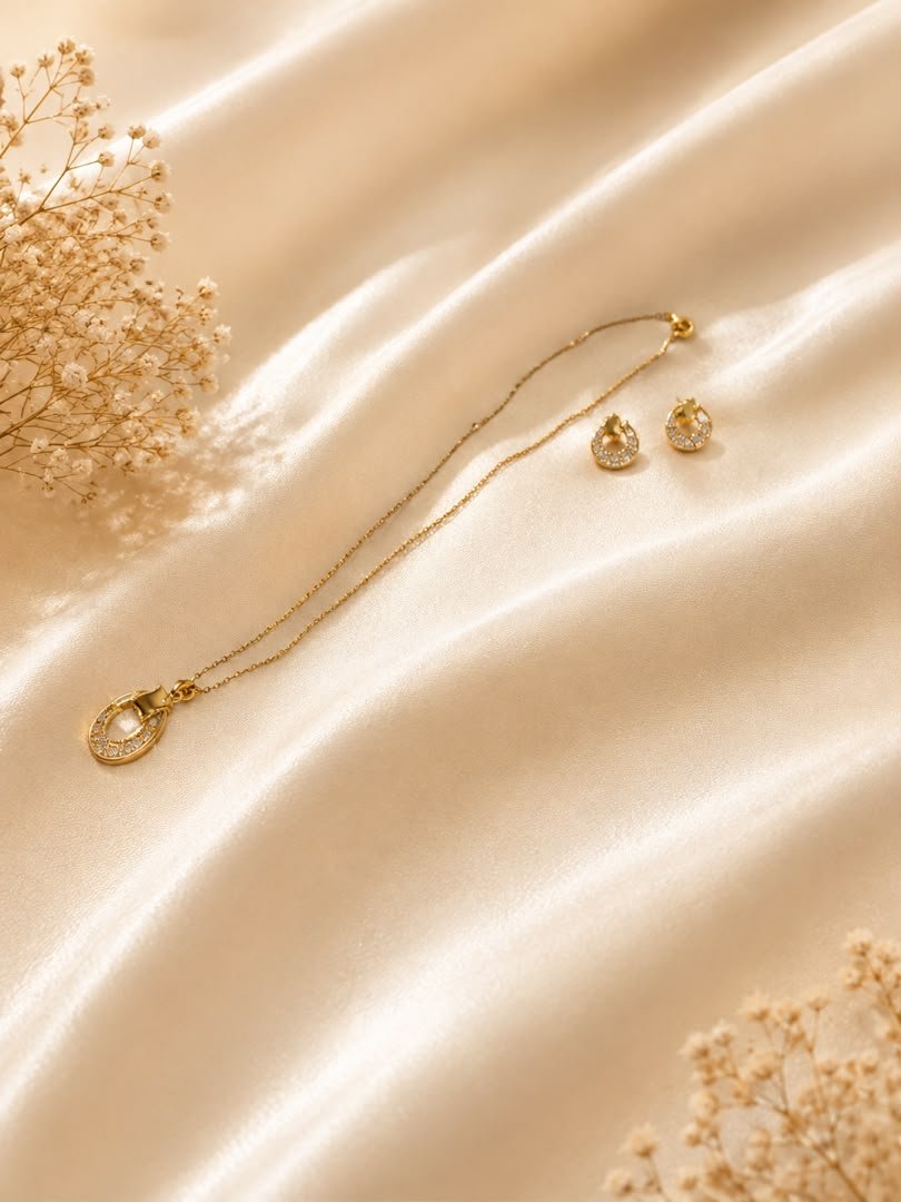 Golden Halo Jewelry Set